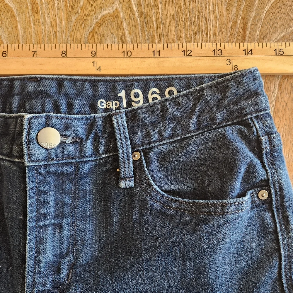 GAP‎ 1969 Real Straight Leg Jeans Dark Wash Size 27